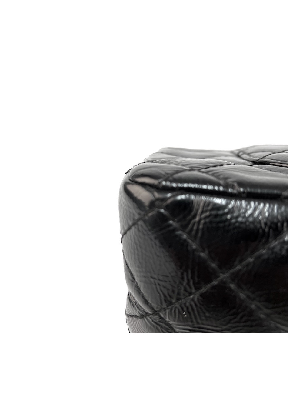 2.55 CHANEL verni cuir noir