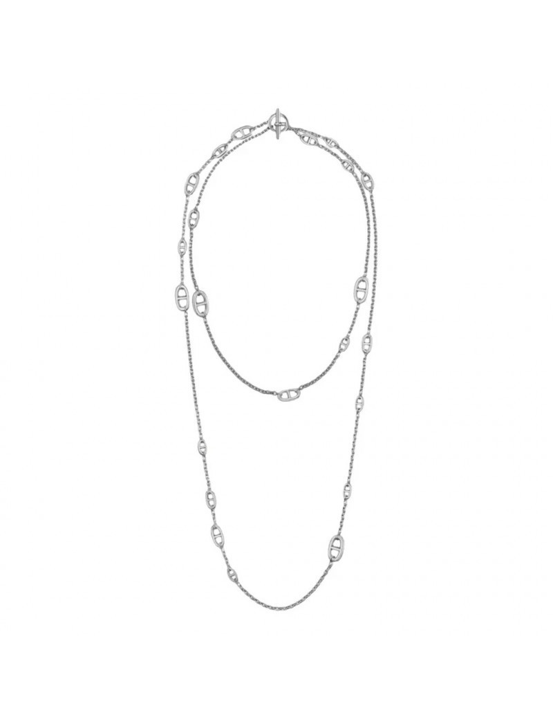 Sautoir farandole HERMES argent