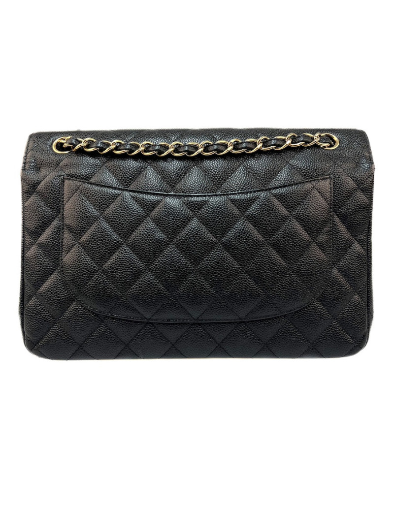 Sac Jumbo CHANEL cuir caviar