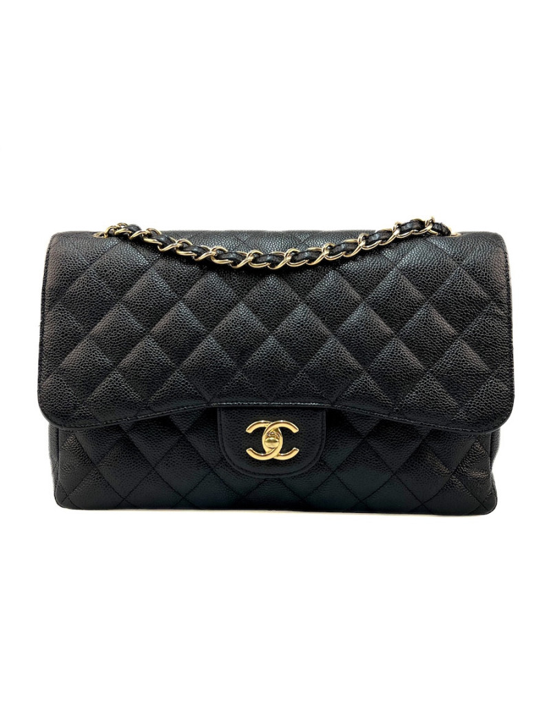 Sac Jumbo CHANEL cuir caviar