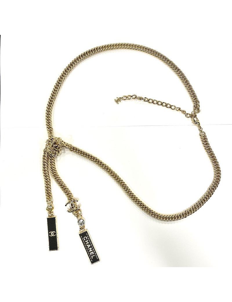 Collier chaine CHANEL à nouer