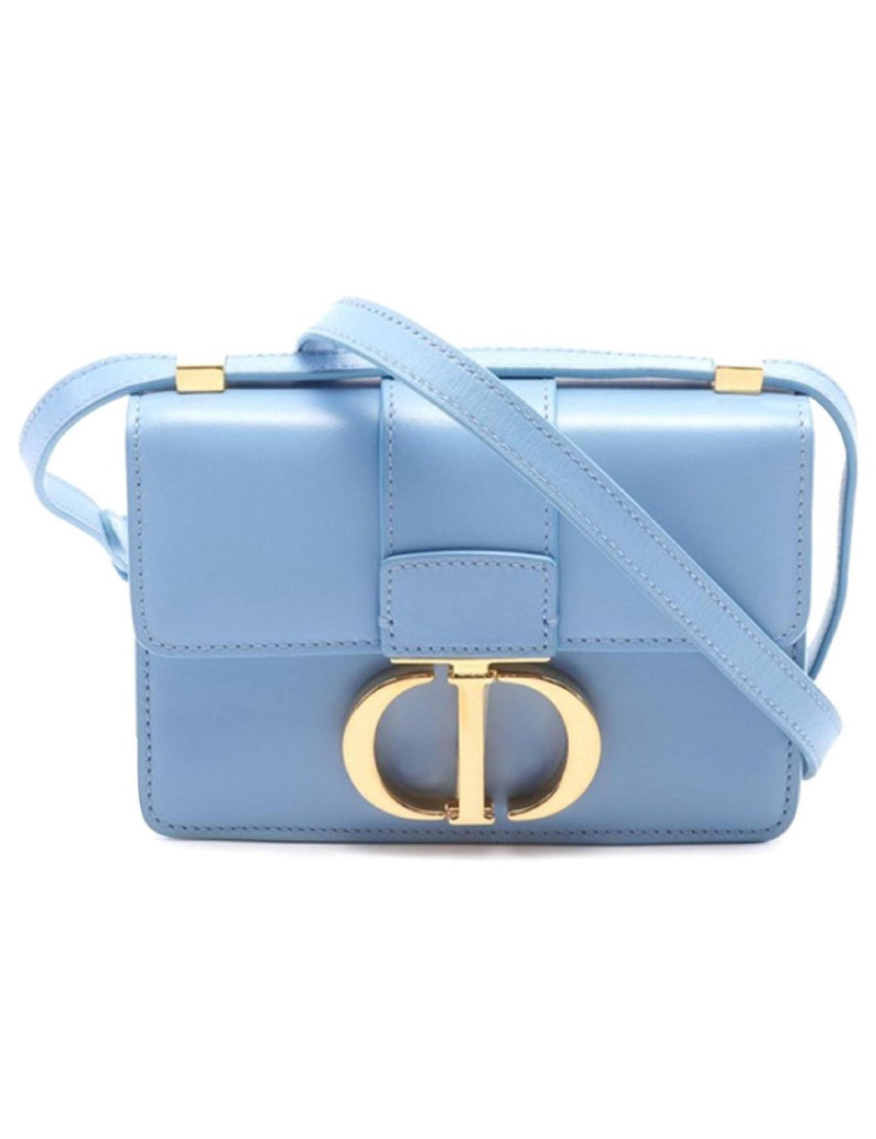 Mini sac Montaigne DIOR bleu