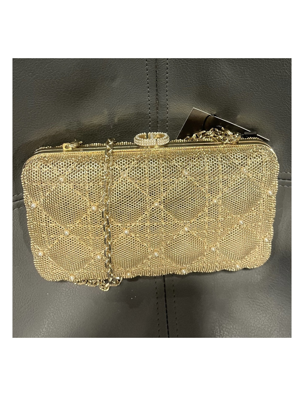 Sac minaudière DIOR doré