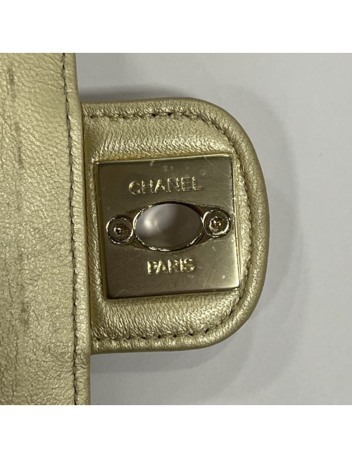 Mini sac coeur CHANEL doré