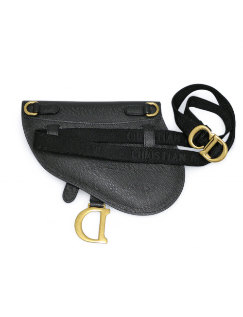 Ceinture Saddle DIOR noir
