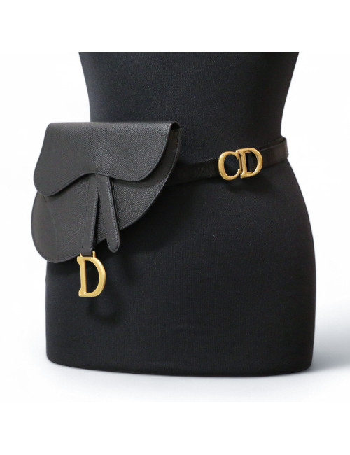 Ceinture Saddle DIOR noir