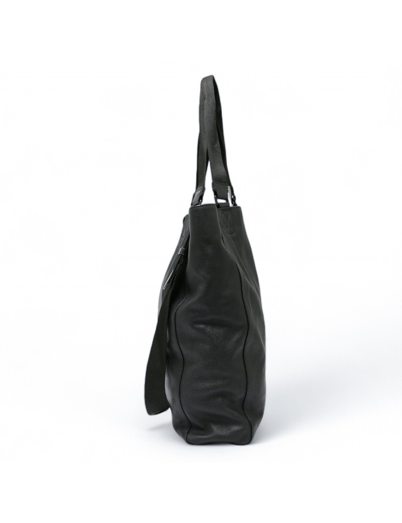 Cabas LANVIN cuir noir souple