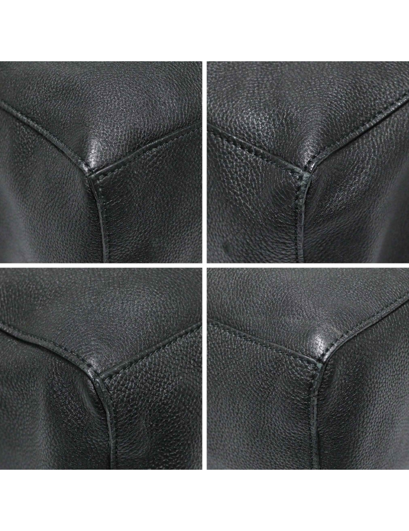 Cabas LANVIN cuir noir souple