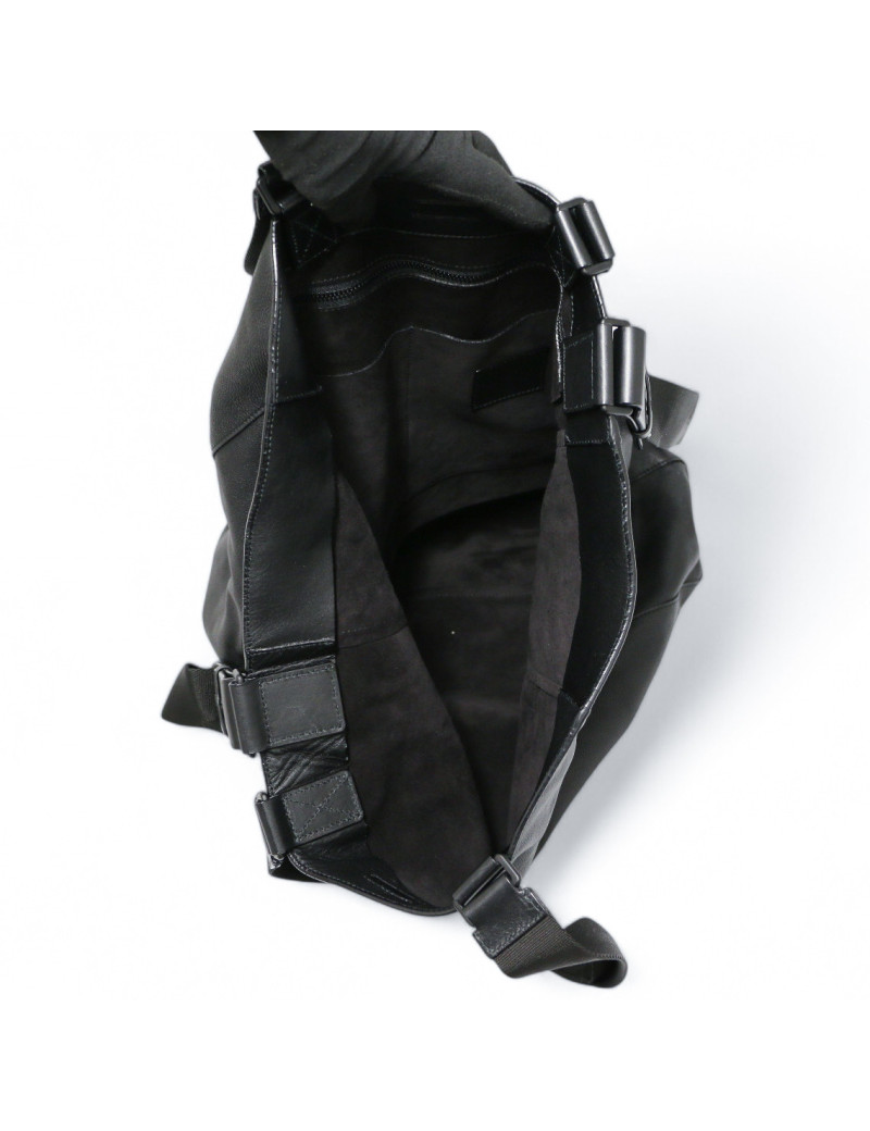 Cabas LANVIN cuir noir souple