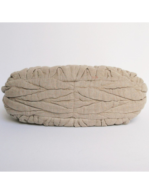 Sac MIU MIU en lin beige GM