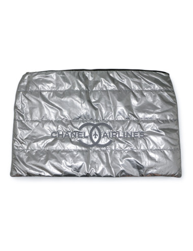 Pochette CHANEL Airlines argent GM 2