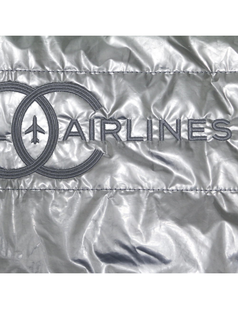 Pochette CHANEL Airlines argent GM