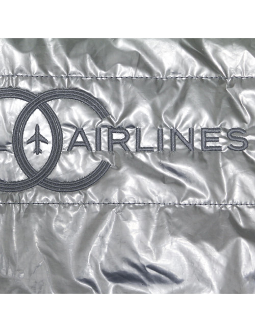 Pochette CHANEL Airlines argent GM