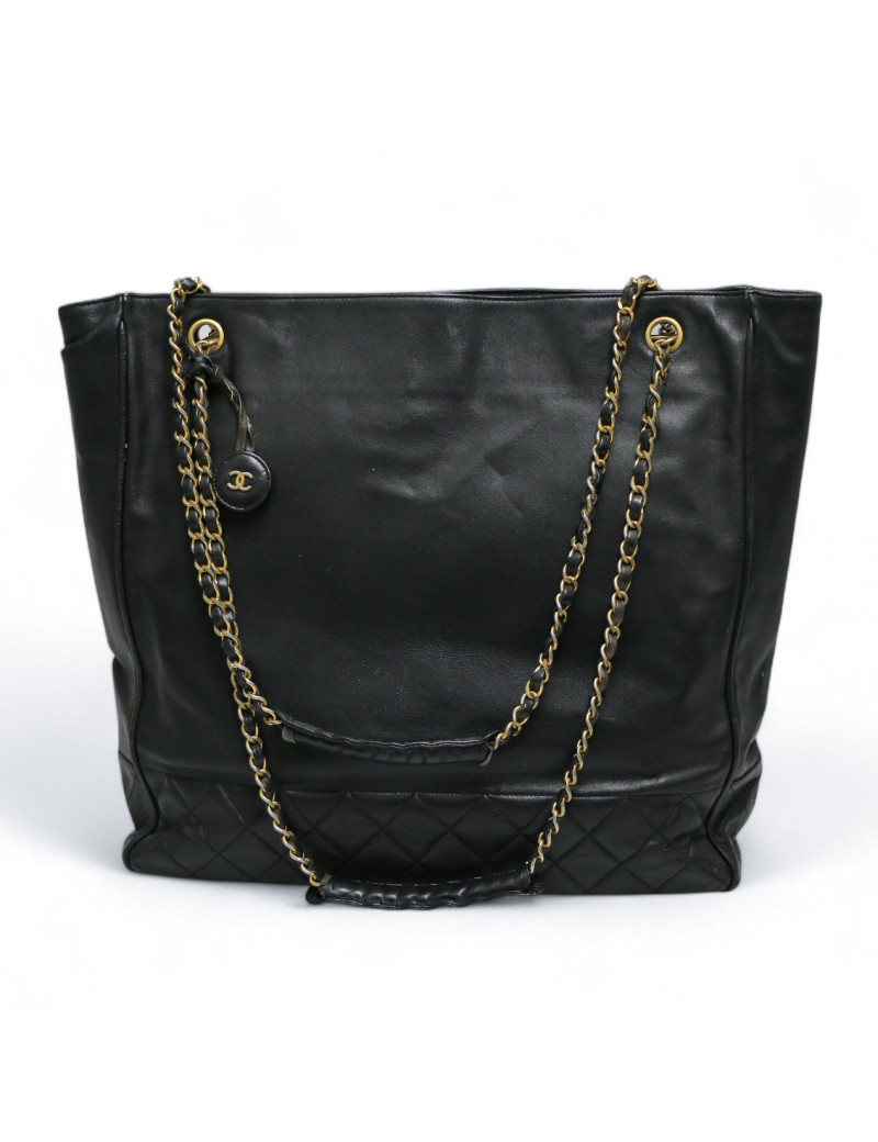 Cabas CHANEL vintage noir