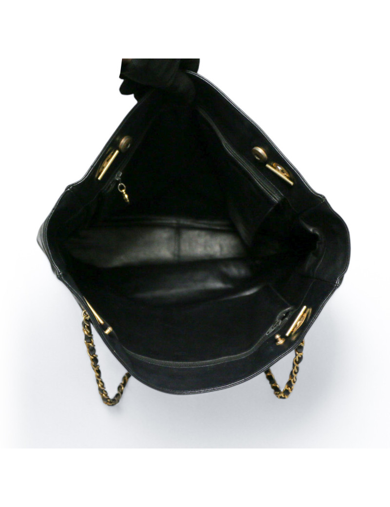 Cabas CHANEL vintage noir