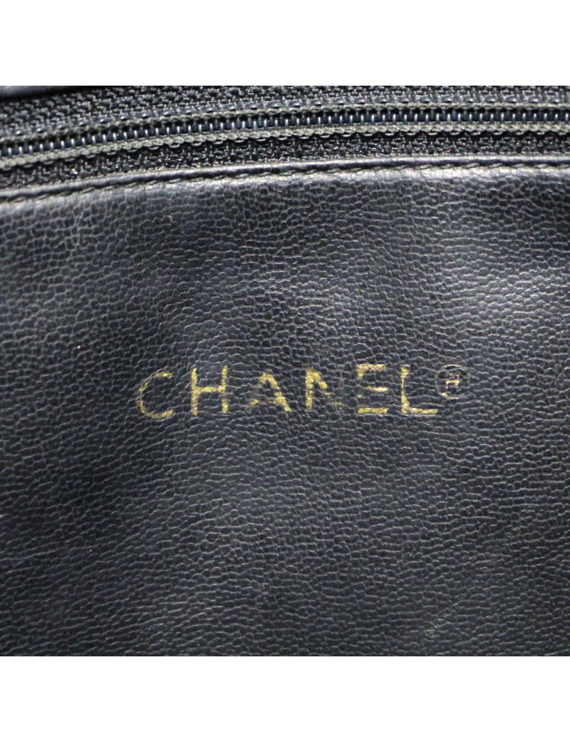 Cabas CHANEL vintage noir