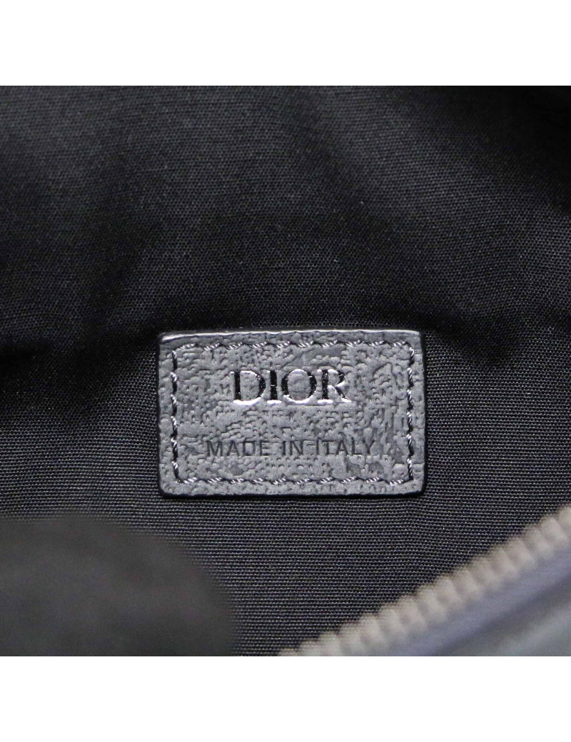 Sac Saddle DIOR homme suède embossé