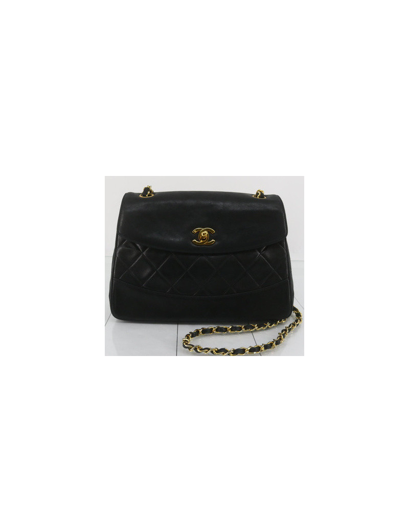 Sac classique vintage CHANEL noir