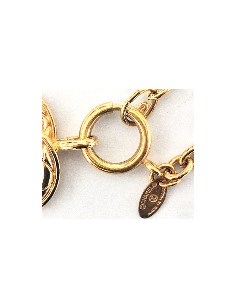 Collier pendentif CHANEL matelassé