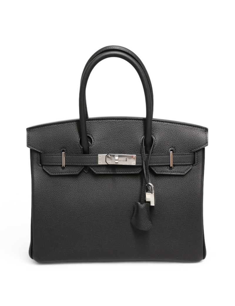 Birkin 30 HERMES Togo noir 