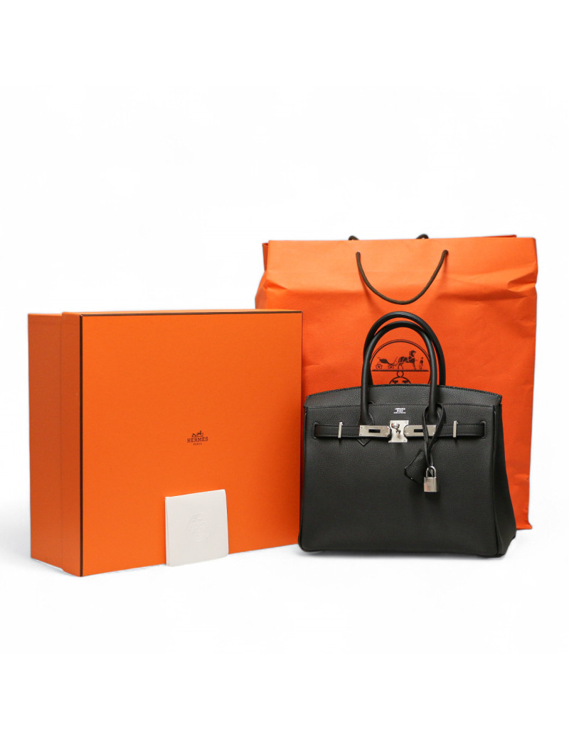 Birkin 30 HERMES Togo noir 