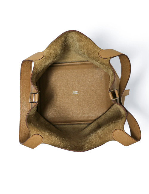 Picotin HERMES Taurillon gold