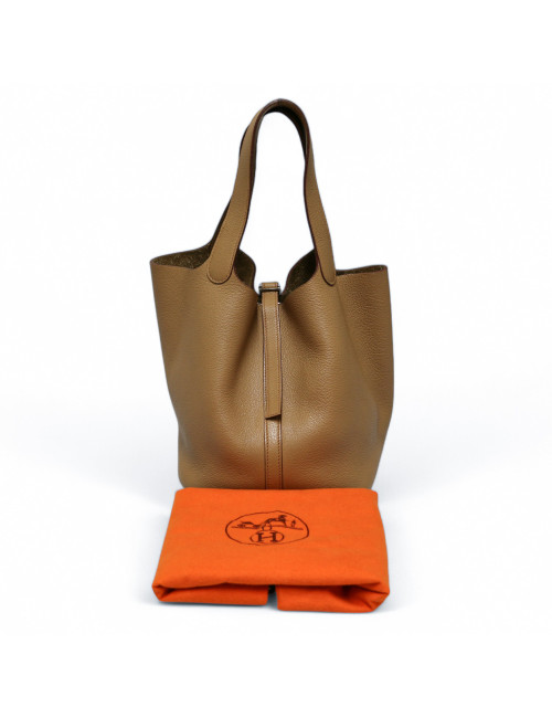 Picotin HERMES Taurillon gold