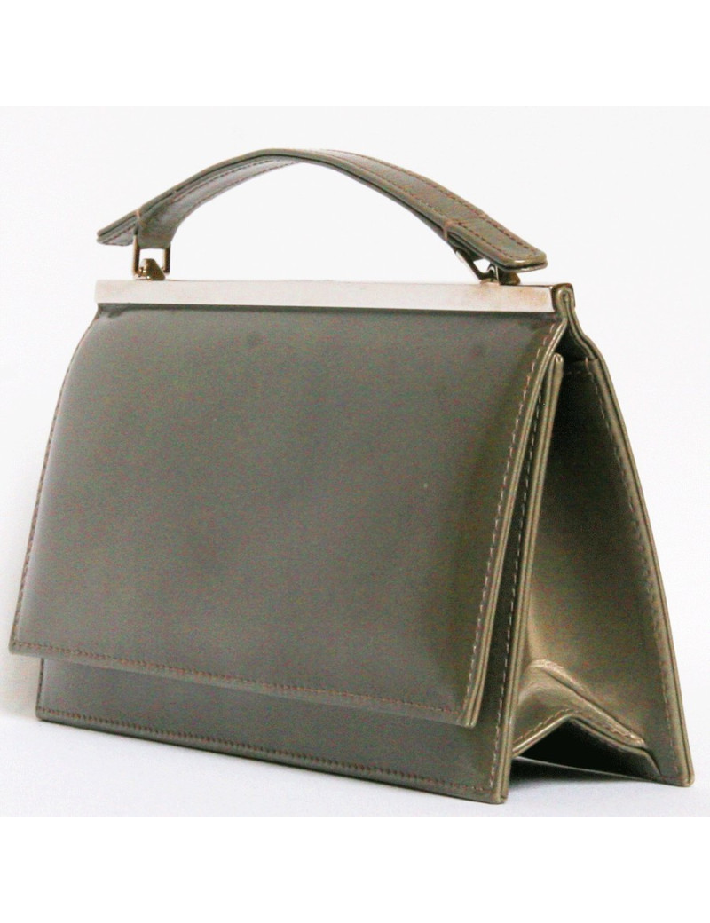 Petit sac Christian Dior marron clair 