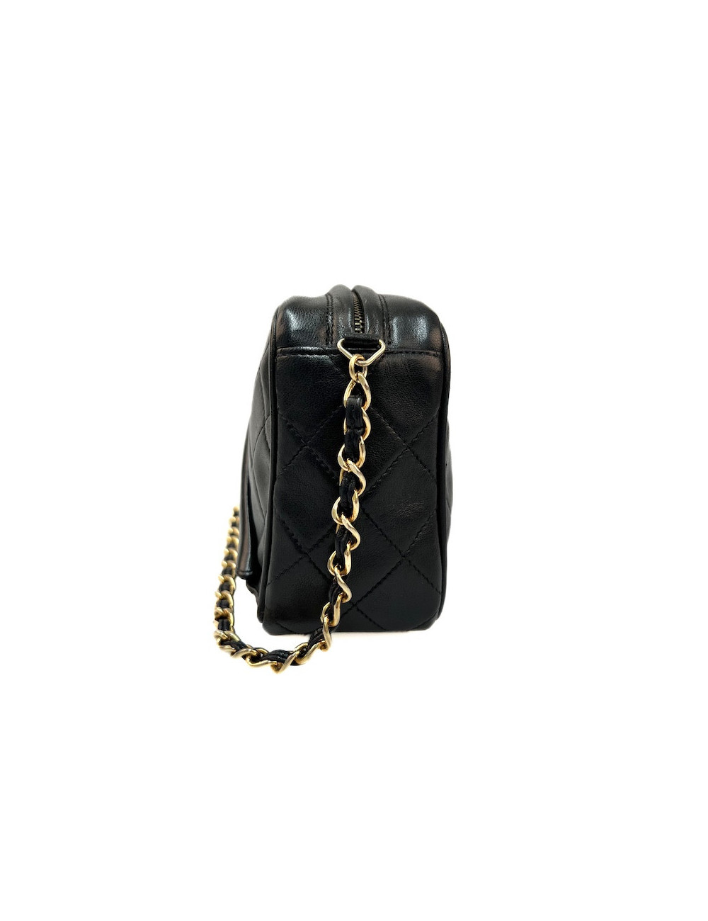 Petit caméra CHANEL vintage noir