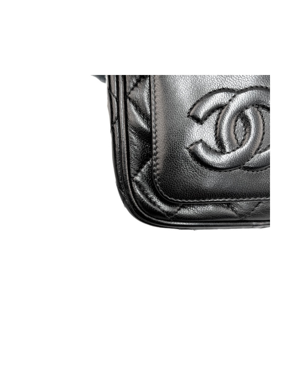Petit caméra CHANEL vintage noir