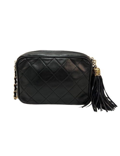Petit caméra CHANEL vintage noir