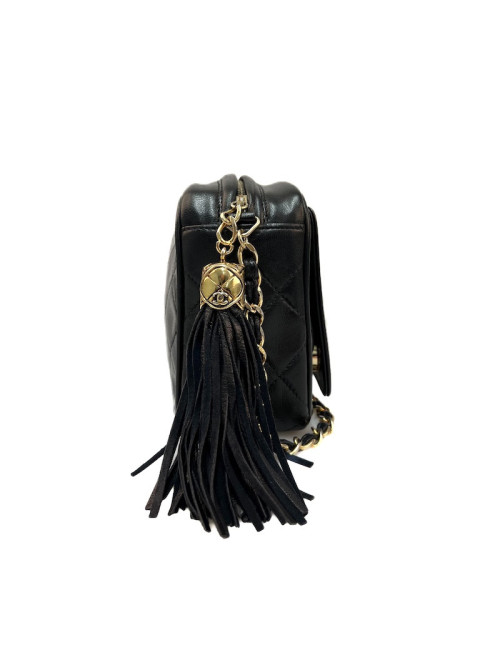 Petit caméra CHANEL vintage noir