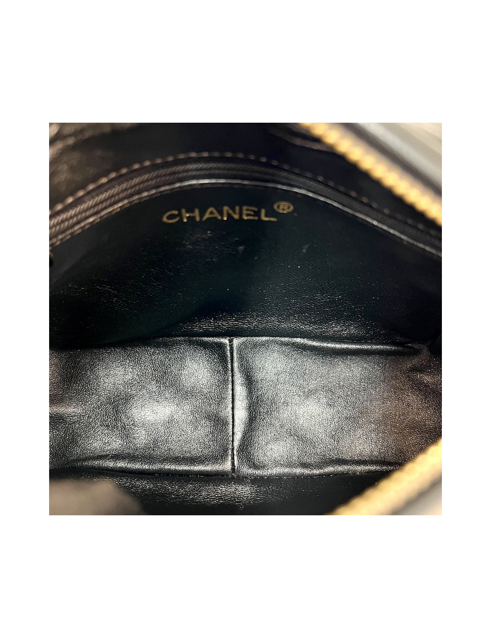 Petit caméra CHANEL vintage noir