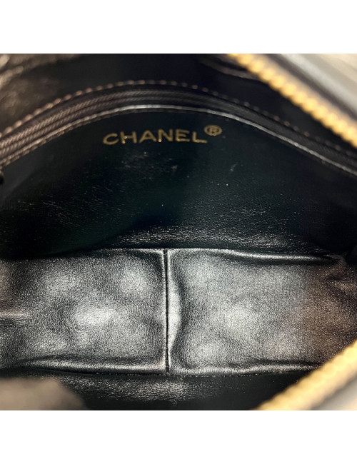 Petit caméra CHANEL vintage noir