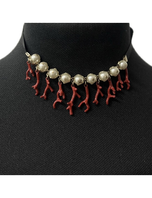 Collier DIORfras de cou perles nacrées