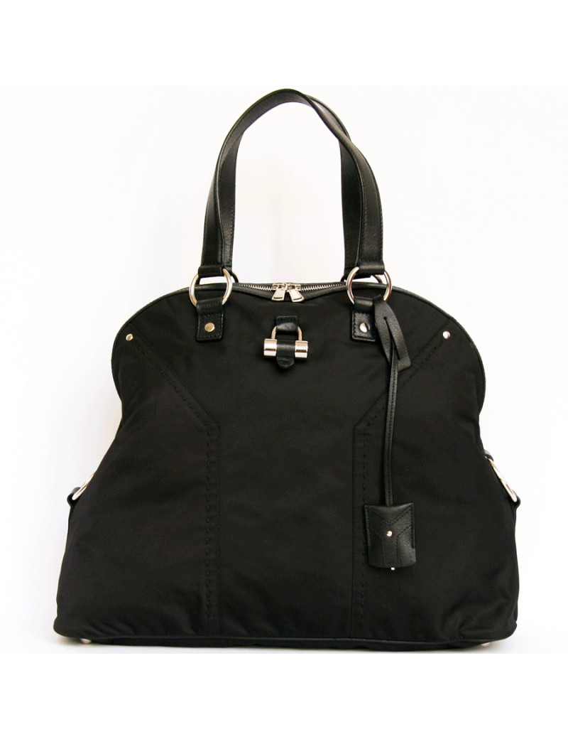 sac muse 1 YVES SAINT LAURENT en toile noire