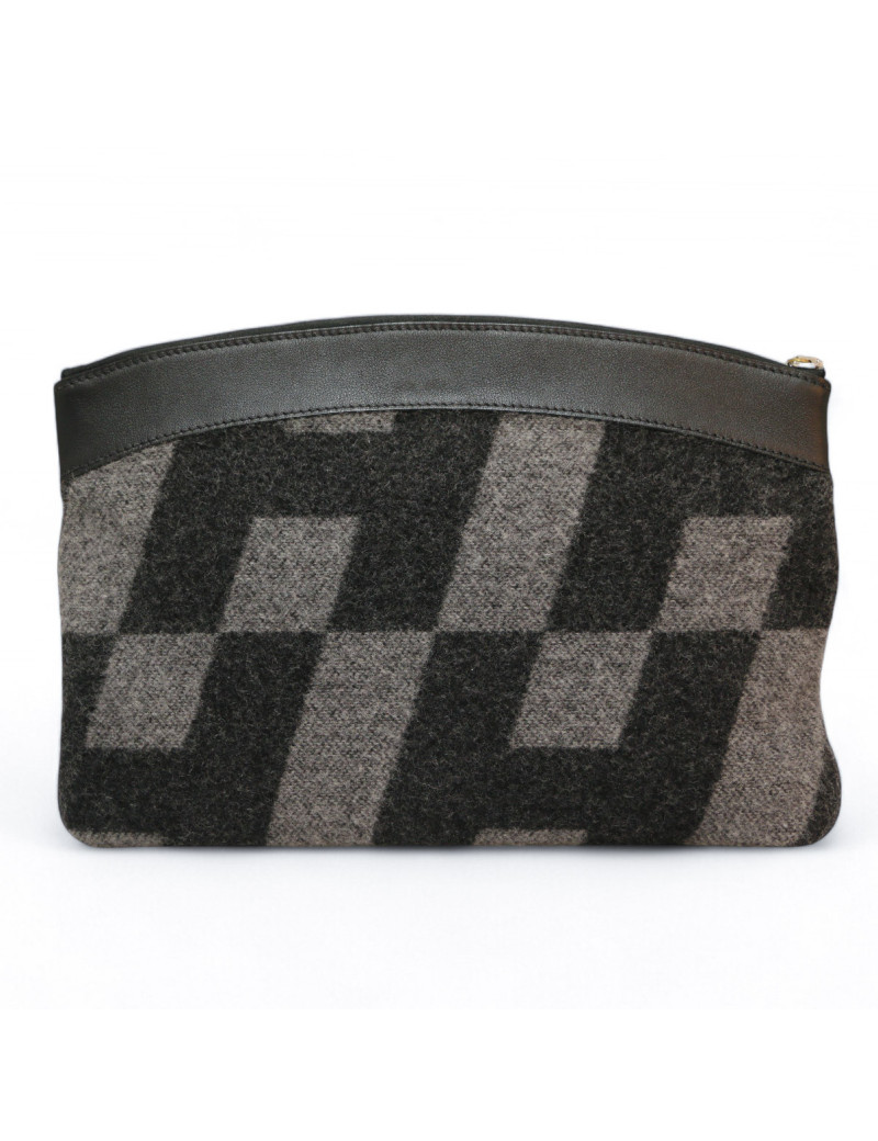 Trousse HERMES laine H oblique