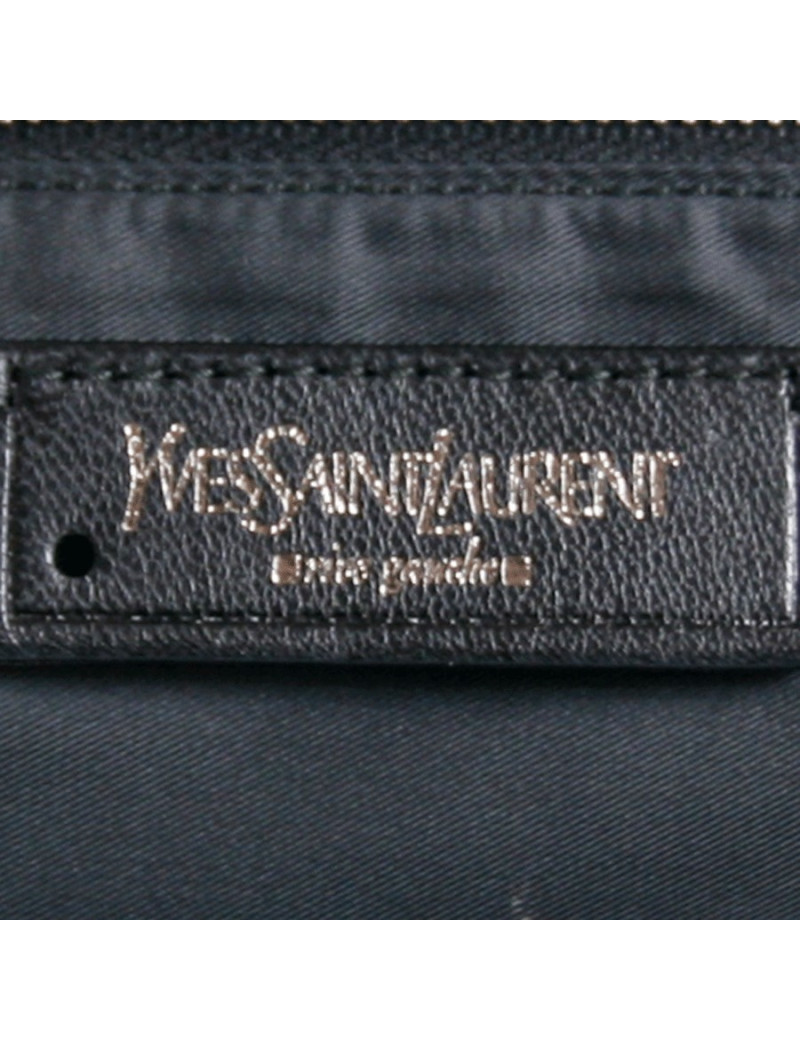 sac muse 1 YVES SAINT LAURENT en toile noire