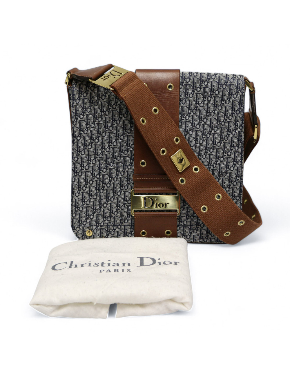 Sac Colombus street chic CHRISTIAN DIOR toile oblique