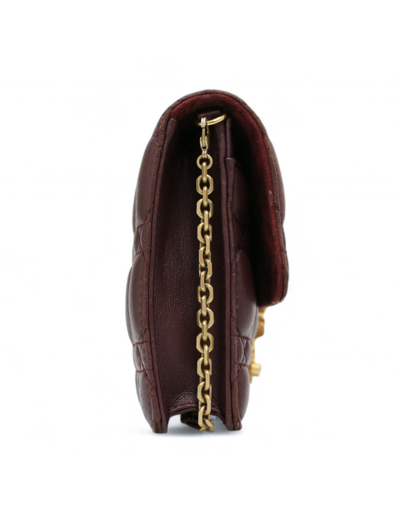 Petit sac DIOR Dioraddict cuir bordeaux