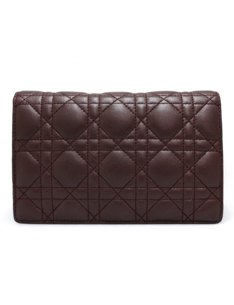 Petit sac DIOR Dioraddict cuir bordeaux