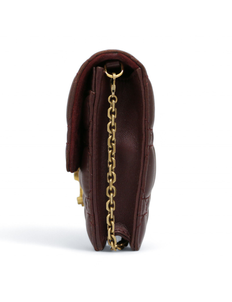Petit sac DIOR Dioraddict cuir bordeaux