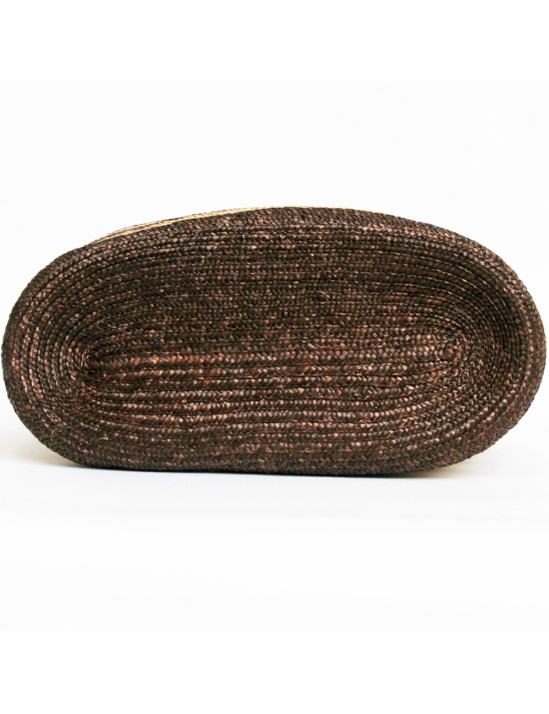 Cabas de plage FENDI en rafia