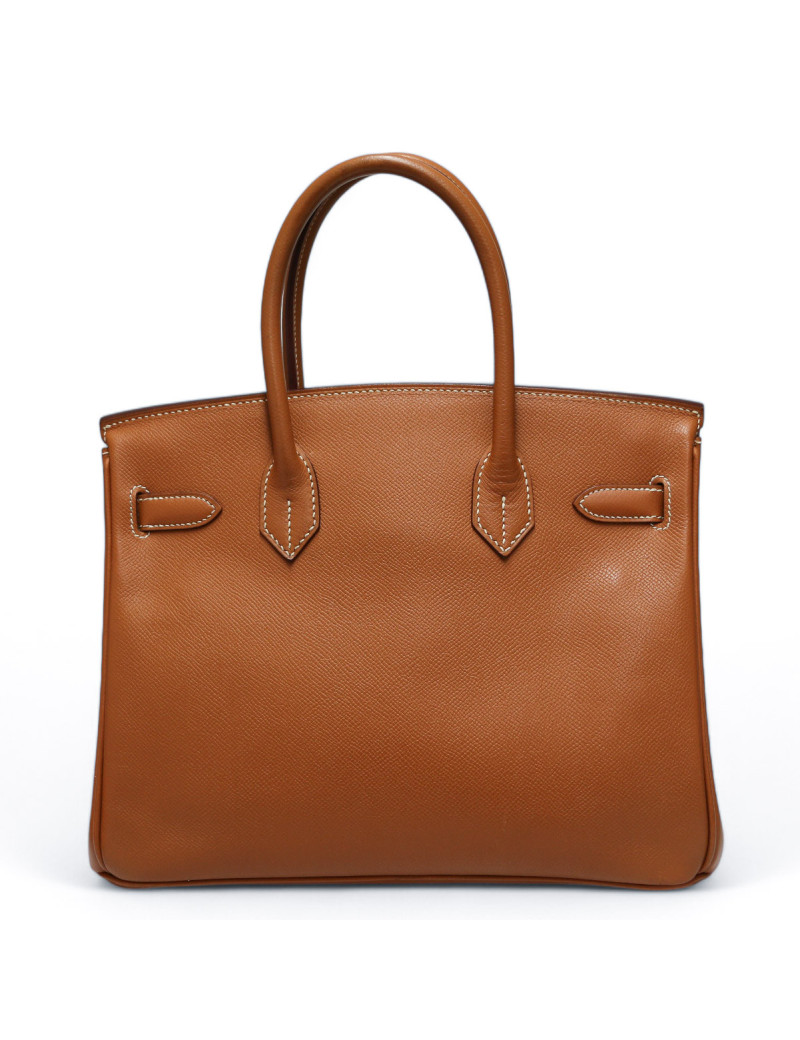 Birkin 30 HERMES cuir Epsom Gold
