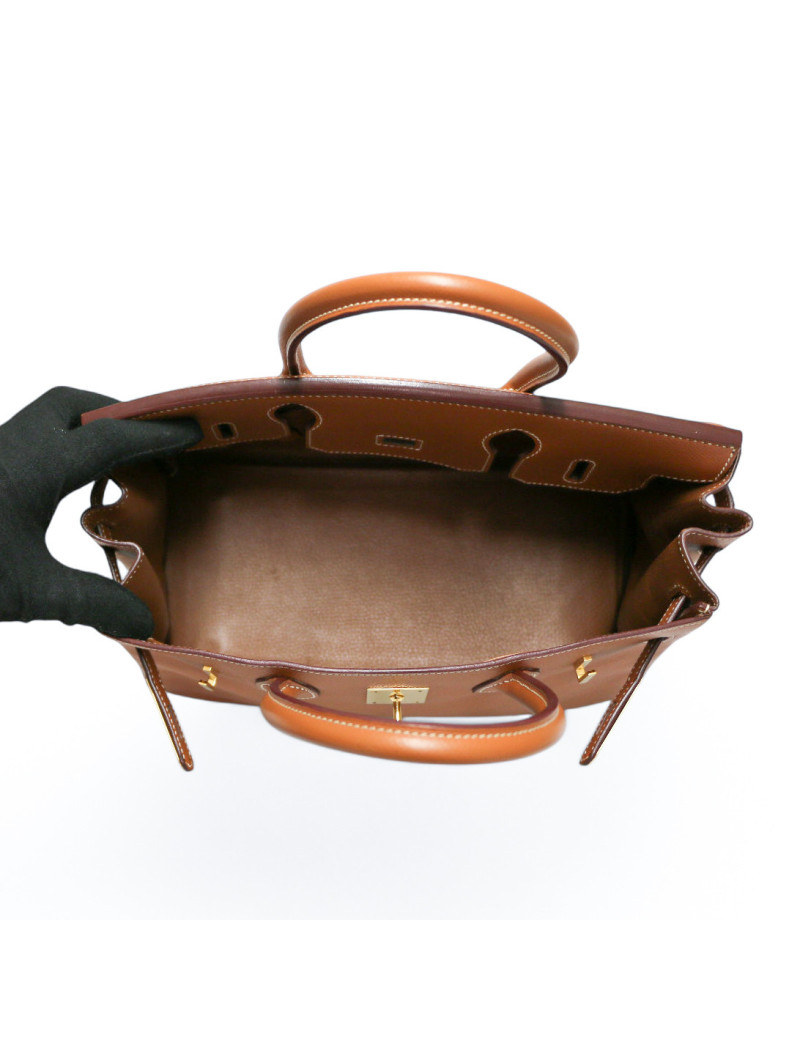 Birkin 30 HERMES cuir Epsom Gold