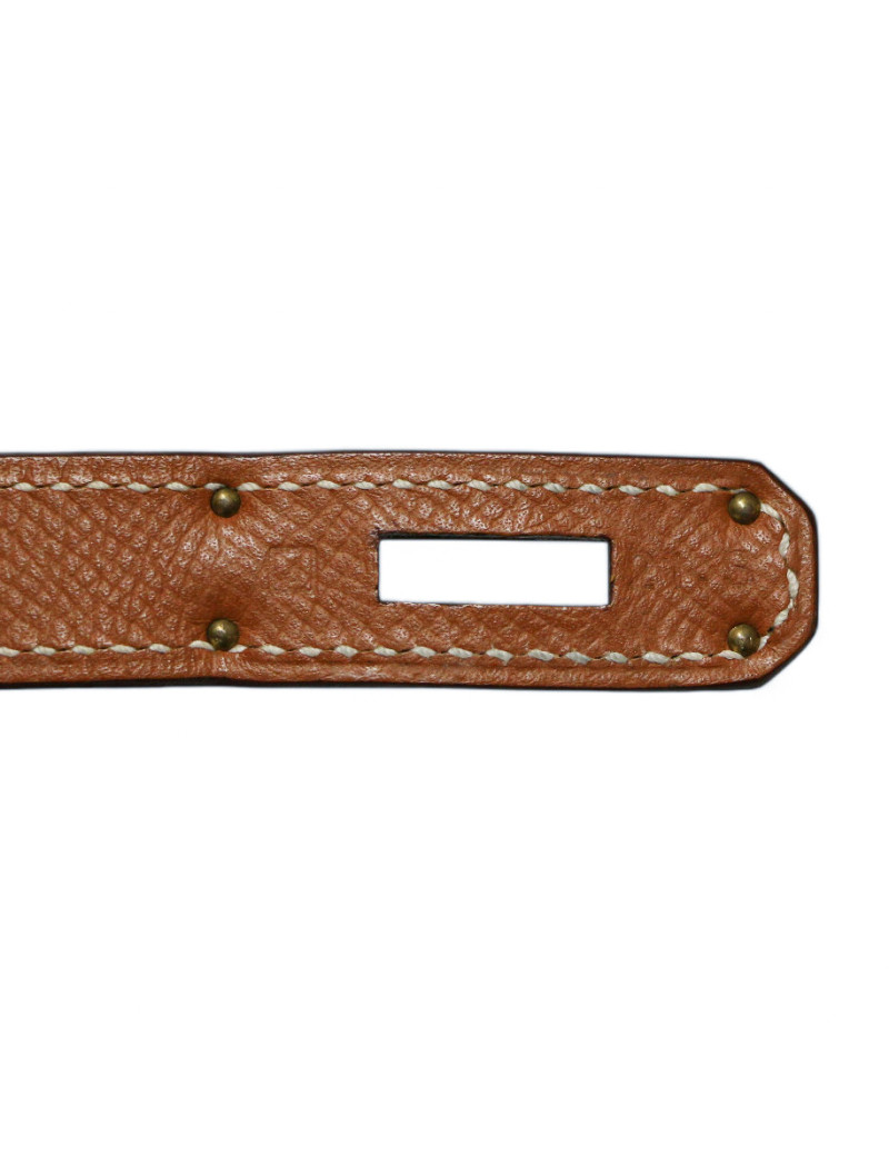 Birkin 30 HERMES cuir Epsom Gold