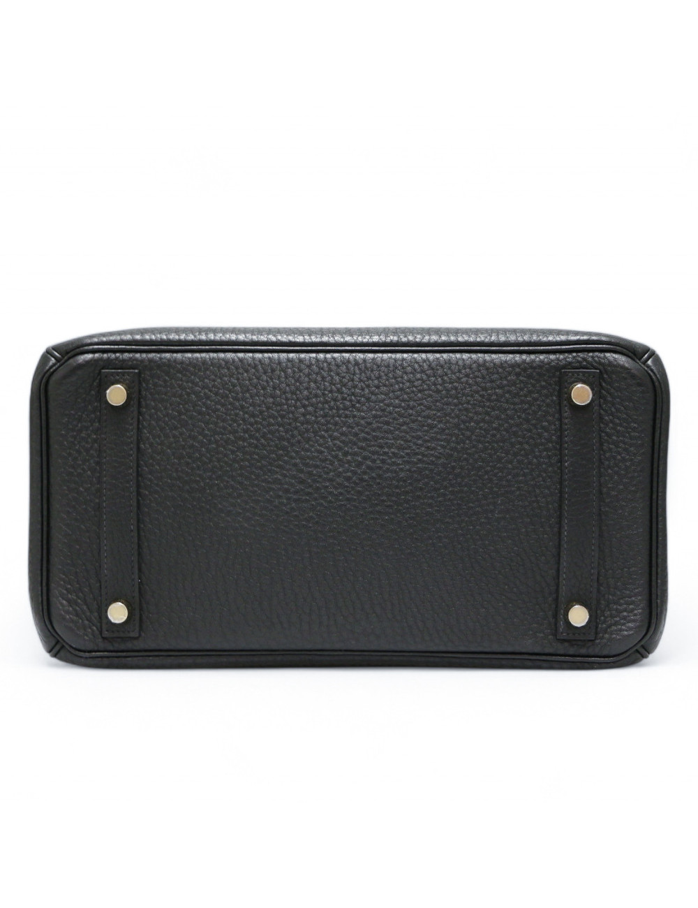 Birkin 30 HERMES cuir Fiord noir