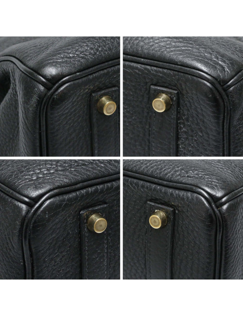 Birkin 35 HERMES cuir de veau Togo  NOIR
