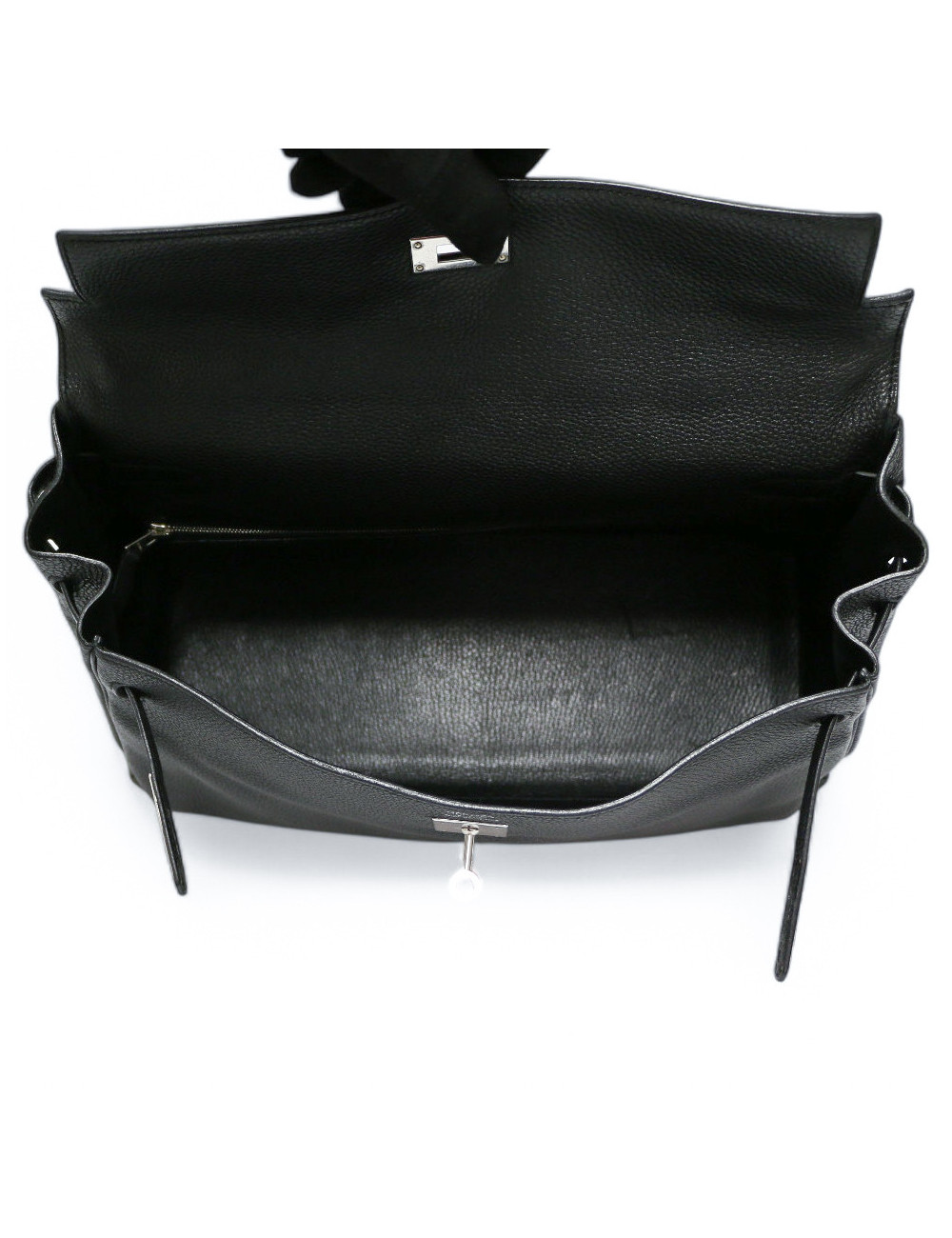 Kelly 35 HERMES cuir de veau Togo noir