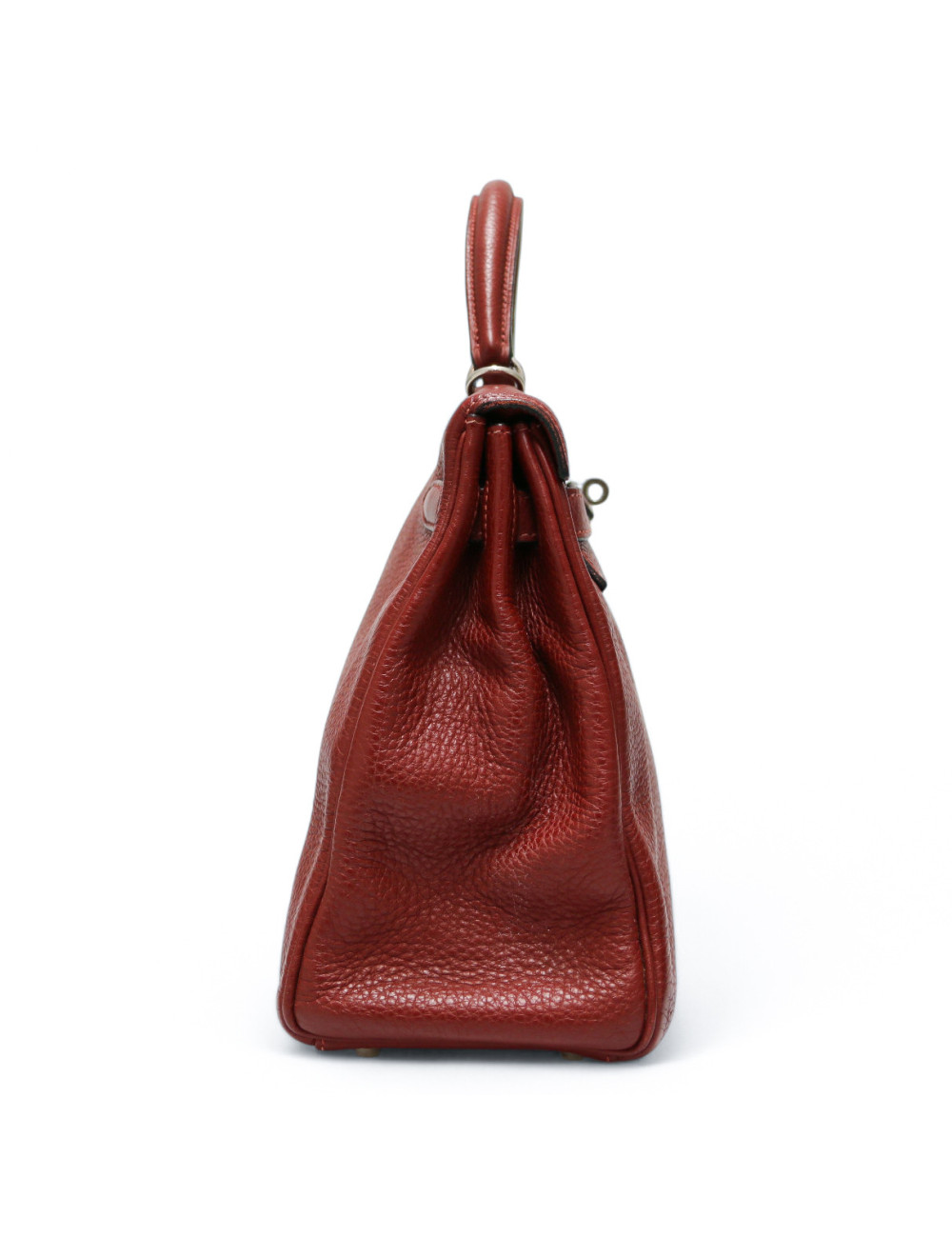 Kelly 32 HERMES cuir de veau Togo Bordeaux